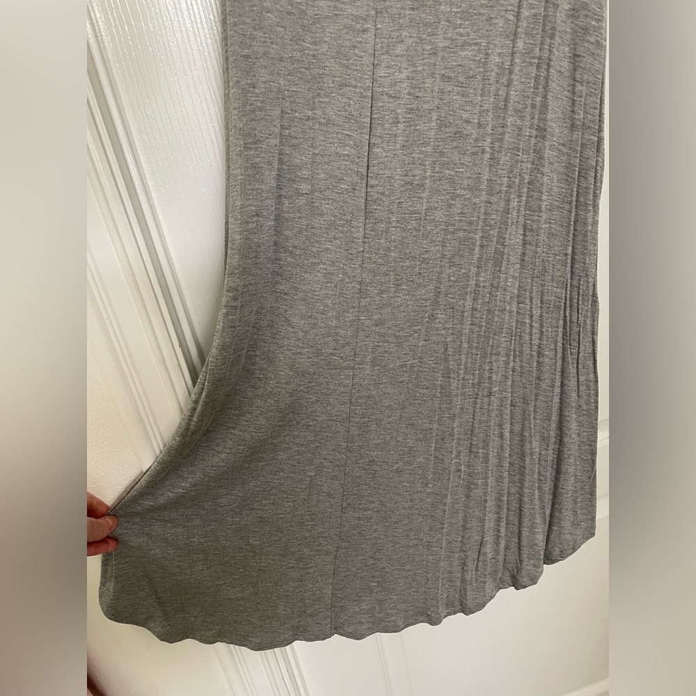 Monteau LA midi grey dress with black mesh inserts size Small NWT ๐Host Pick x2๐ - Picture 8 of 9